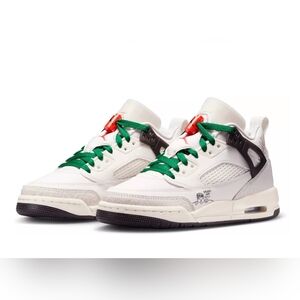 NIKE Jordan Colab W/Spike Lee- Jordan Spizike - Sail/Black/Pine/Orange 6.5Y- W8